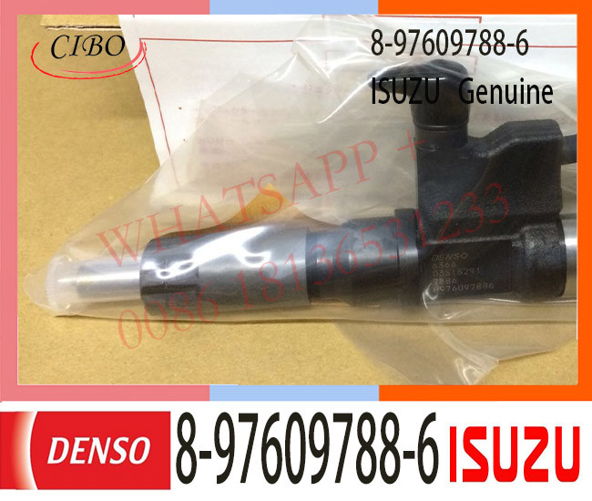 8-97609788-6 ISUZU Fuel Injector For 4HK1 6HK1 095000-6366 095000-6367 095000-6372