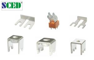 China Electrical Terminal Block Accessories Metal Parts 60A PCB Terminals 6.0*9.0mm factory