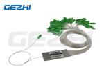 0.9mm Fiber Optic PLC Splitter 1x2 1x4 1x8 1x16 1x32 Steel Tube Type