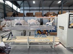 China 37kW Deep Screw PVC WPC Door Frame Making Machines 180-200KG/H factory