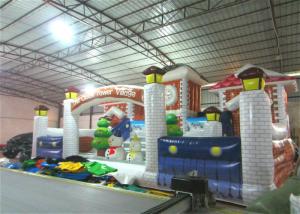 China Commercial Children Custom Made Inflatables Snowman Safe Nontoxic 10 X 6m Waterproof factory