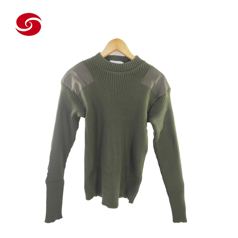 Olive Green Army Jersey Commando Military Jumper Wool Pullover Sweater