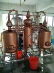 PLC Control Copper Beer Small Home Brewing Systems , Mini Beer Brewery Equipment
