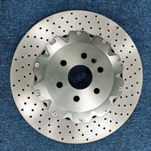 China Front Drilled Ventilated Performance Brake Disc 330x28mm 355x32mm 380x34mm factory
