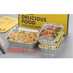 aluminum foil square container disposable Aluminum foil square container