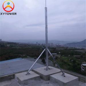 5G Cell Signal Single Pipe Telecommunication Rooftop Pole