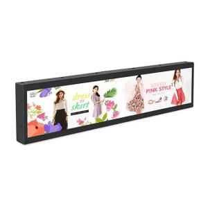 China Customized Bar Type LCD Display For Wall Mounted Floor Standing on sale