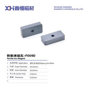 China Ferrite Motor Magnets Ceramic Motor Arc Magnets For Motorcycle F1009D factory