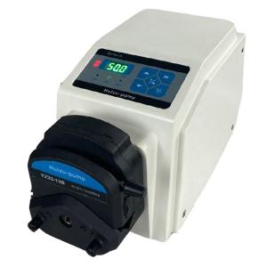 China Battery powered portable peristaltic pump BX100J-1A+YZ25-13B pump head factory