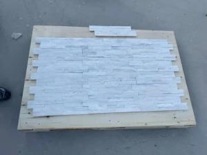 China White Quartzite Cultured Stone Panels Natural Slate Stone For Indoor Outdoor factory