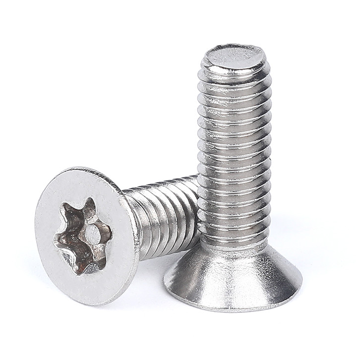 SS304 A2-70 Stainless Steel Torx Countersunk Head Security Machine Screw