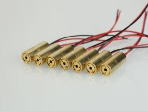China 635nm 1mW Collimated Red Dot Laser Diode Module With 10000Hrs Lifespan factory