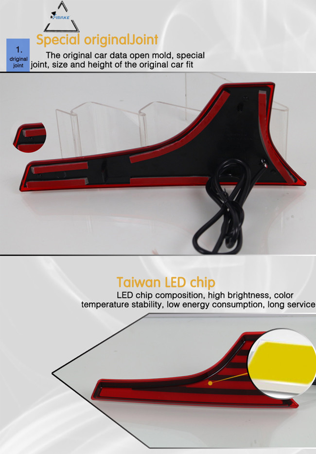 6W Suzuki Ertiga Tail Light 2014-2017 Car Led Rear Bumper Reflector Brake
