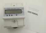 380V 415V Din Rail Mounted Energy Meter 50 - 60Hz Support Power Off Display