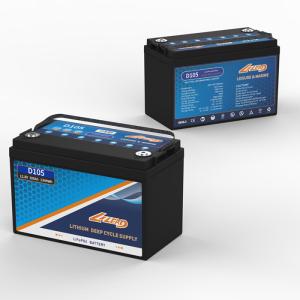 China LILEAD D105 12v Lithium Ion Rechargeable Battery Air Conditioner 12v 100ah Lithium Battery factory