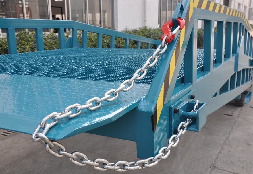 China Reinforced 2400mm Length Adjustable Portable Loading Dock Ramps factory