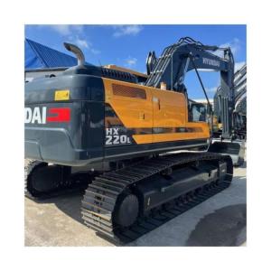 China Used Hyundai HX220S HX220L 22T Crawler Excavator in Shanghai Moving Type Crawler Chain factory