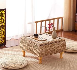 China The cane makes up tatami tea table window table of the sitting room windows table factory