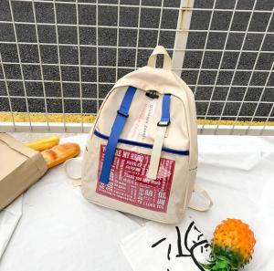 China Nylon cloth shoulder bag 2018 new tide Korean fashion letter backpack UL ZZANG original old style travel bag factory