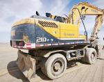 Good Condition 20 Ton Used Hyundai 210 Wheel Excavator in Korea 1.05m3 Bucket
