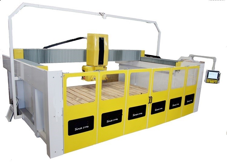 Granite CNC Stone Cutting 5 Axis Bridge Saw Machine