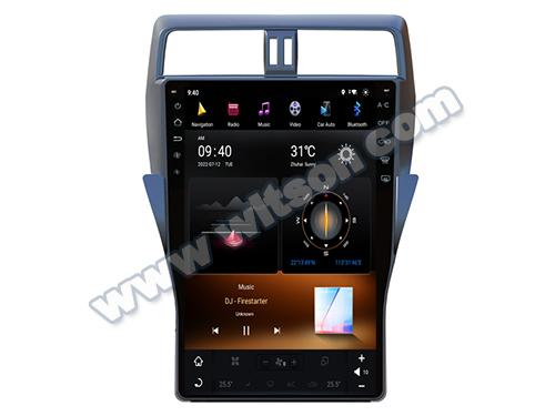 16" Screen Tesla Vertical Android Screen For Toyota Land Cruiser Prado 2018-2022