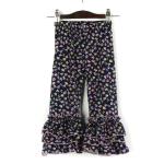 Summer Long Lace Children'S Casual Trousers Skin Friendly Floral Flare Pants