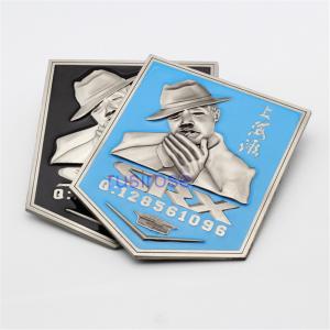 China Personalized 3D stereo metal car standard, the back can be equipped with 3M adhesive or screw, car club logo LOGO custom factory