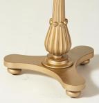 Stone top antique gold finish wooden side table/coffee table/end table for hotel