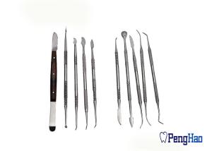 China 10pcs/Set Stainless Steel Dental Laboratory Wax Carving Tools Instrument Kits factory