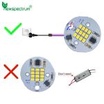 Round Led Chip On Board SMD2835 Smart IC Driverless AC 220V
