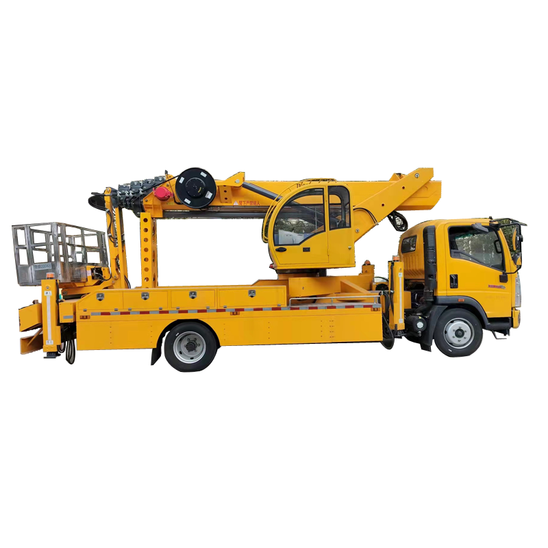Sinotruk Howo 32 Meter Single Row Straight Arm Aerial Work Truck Heavy and High Lift Lifting Truck