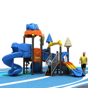 China Customized Outdoor Playground Slide Children Amusement Park Games factory