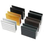 Custom Aluminum Handrail Profile Stair Handrail Wood Grain Railing Profile Oval