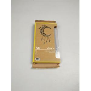 China Custom Mobile Phone Case With Window , Folding Color Print Hot Stamp Electronics Packaging Box on sale