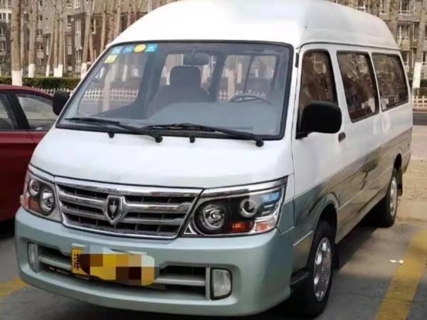 Used Mini Coach High Roof 14 Seats JINBEI Big Hiace Sliding Window Air