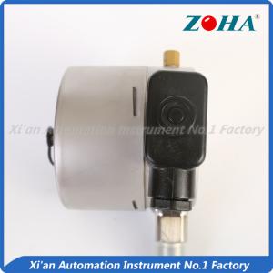 China Stainless Steel Photo Electric Contact Pressure Gauge With Aluminum Black Pointer factory
