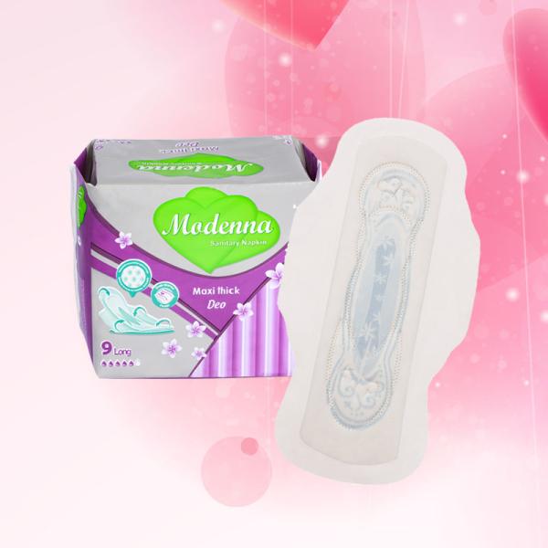 100% Organic Cotton Sanitary Pads For Women soft eco-friendly menstrual pad