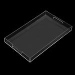 Plexiglass Clear Custom Acrylic Fabrication Acrylic Perspex Tray With Handles