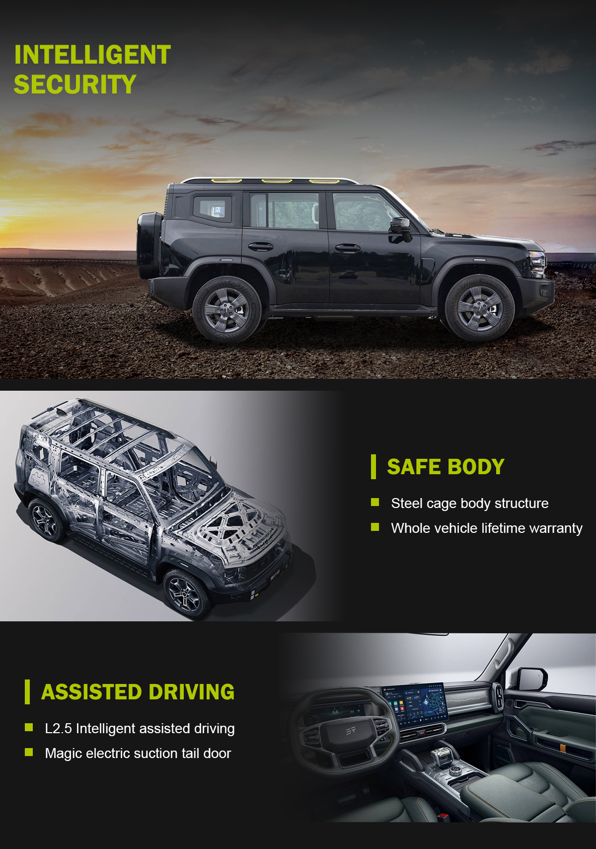 Chery Jetour Traveler 2023 2024 T1 T2 Four Wheel Petrol 360° Rear Camera Manual Exterior Rearview Mirror Perfect in 2023