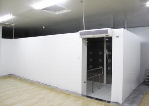 China 90 Degree Turn Personnel Air Shower Tunnel , Clean Room Equipments With Painted Steel Material factory