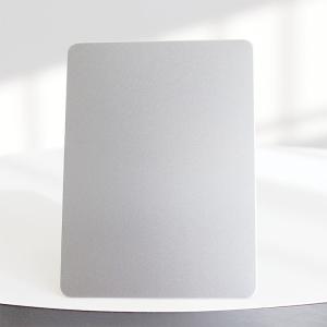 China 1219mm Decorative Stainless Steel Sheet White Color BeadBlasted Finish Inox Plate 4*8FT factory