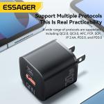 20W GaN Travel Charger USB Type-C Fast Charging Phone Wall Charger For Cell