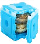 Jigsaw Shaped 6 Packs Mini Ice Packs , Food Ice Pack Cooler For Lunch Bag