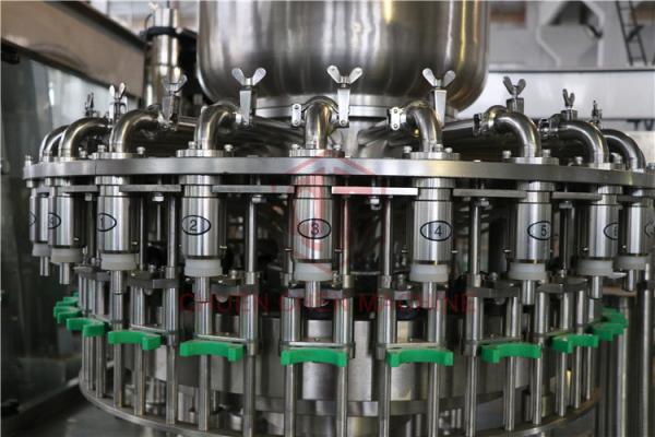 Industrail Mineral Water Glass Filling Machine , Glass Milk Bottle Filling
