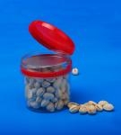 High Durability Round Plastic Food Containers 85MM Caliber 84 * 87MM Outside