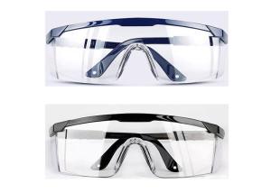 China Anti-fog goggles transparent protective glasses eye shield virus protection dust-proof sand-proof anti-splash 4-hole factory