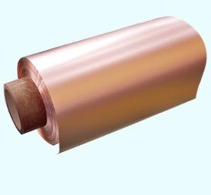 China 8um Thickness Thin Copper Foil Double Polished 480mm / 600mm Width 76mm ID factory