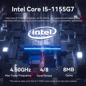 Intel Core I5 1155G7 4 Cores 8 Threads Fanless Industrial PC With 6COM WiFi And
