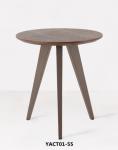 Factory price strong iron leg imitating-wood MDF living table (YACT01-35)